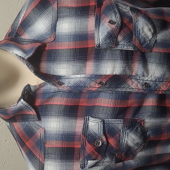 Men's Rock & Republic long sleeve button front shirt size L - Picture 2 of 5